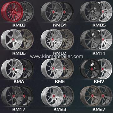 forged alloy wheel for high performance sports vehicles